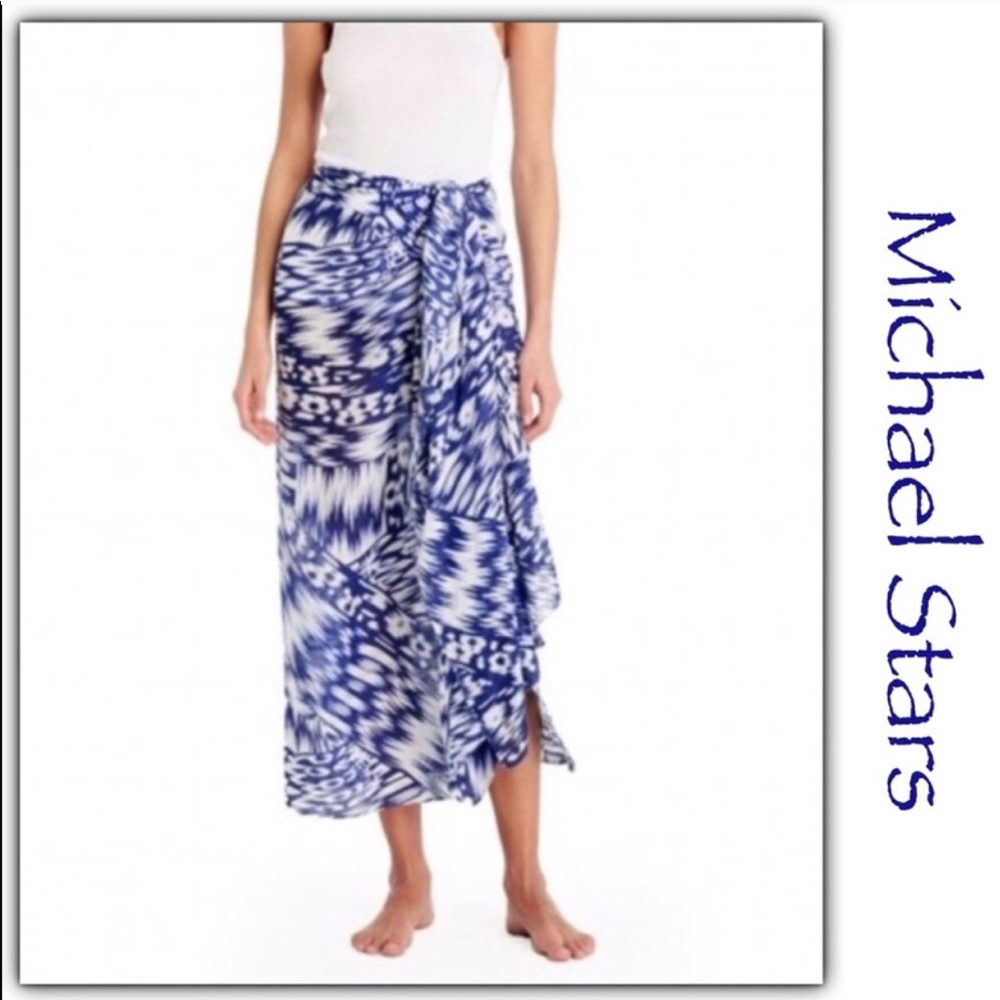 Blue & White Sarong/Scarf
